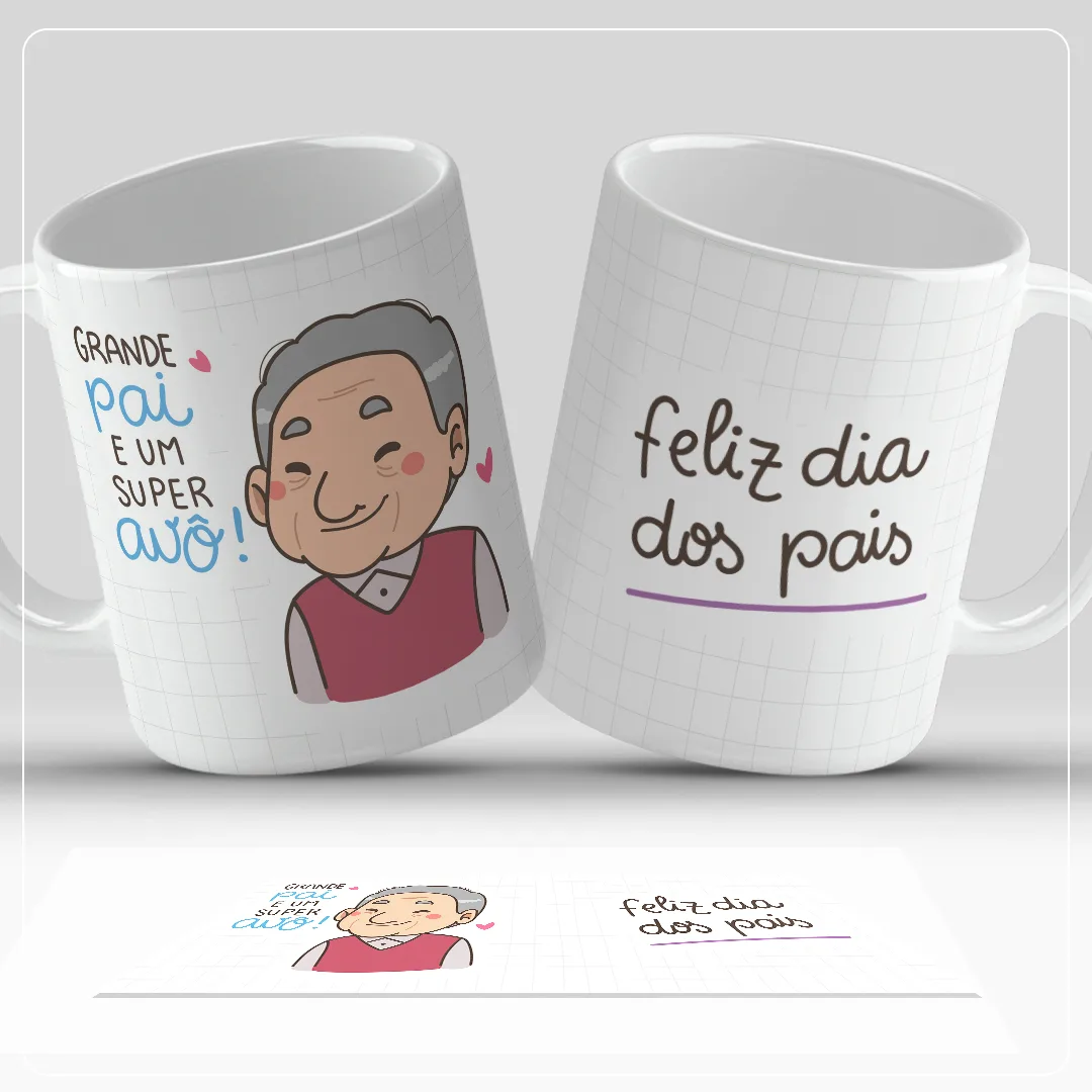 Dia dos Pais - És um grande Pai e um Super Avô, vista 2 de 2. As cores do seu time e o seu nome nas costas, como camisa. Peça personalizada feita à mão.